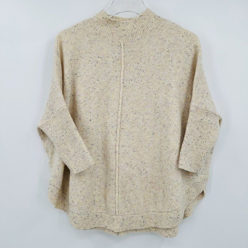 Cozy Cream Speckled Knit Sweater